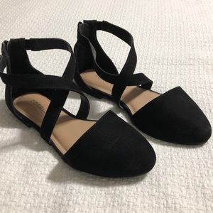 Black Torrid Crisscross Flats 8W